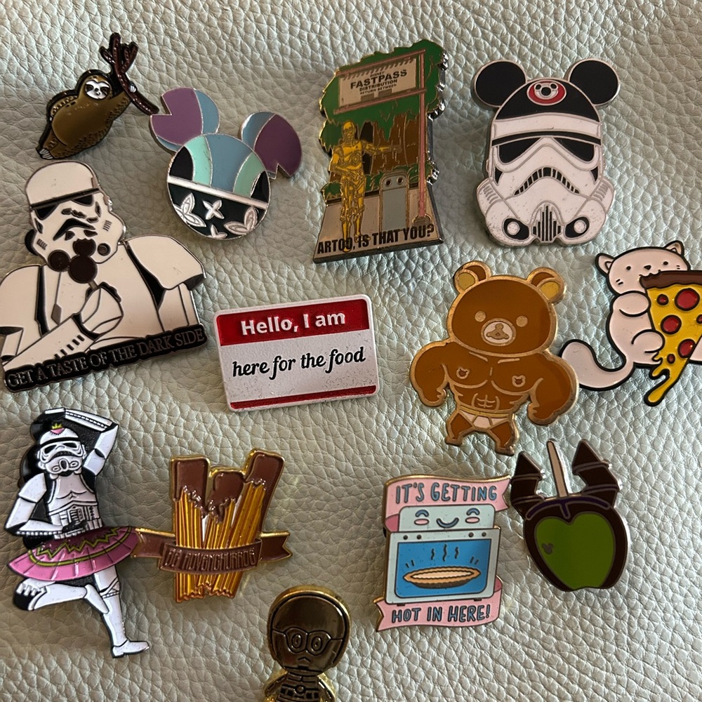 Enamel pin lot